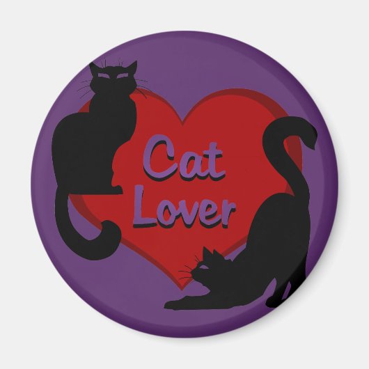Cat Lover Magnet Kitty Cat Kühlschrankmagnet indiv (Vorne)