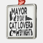 Cat Lover Mayor Ornament Aus Metall (Links)