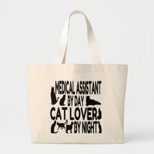 Cat Lover Medical Assistant Jumbo Stoffbeutel