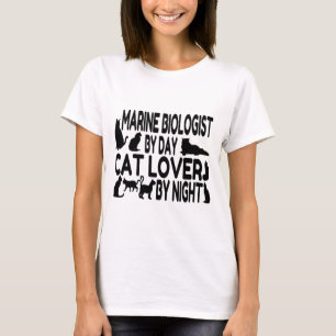 Cat Lover Meeresbiologe T-Shirt