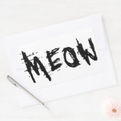 Cat Lover, MEOW Aufkleber (Umschlag)