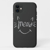 Cat Lover Meow Case-Mate iPhone Hülle (Rückseite)