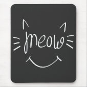 Cat Lover Meow Mousepad (Vorne)