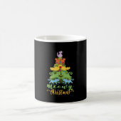 Cat Lover Merry Meowy Christmas Tree Cat Holiday G Kaffeetasse (Mittel)