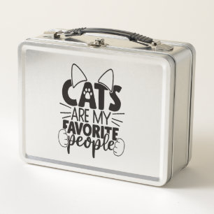 Cat Lover Metall Brotdose