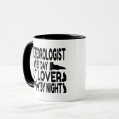 Cat Lover Meteorologe Tasse (Vorderseite Links)