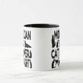 Cat Lover Mortician Tasse (Zentrum)