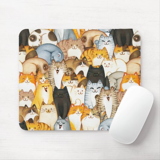 Cat Lover Mousepad (Mit Mouse)