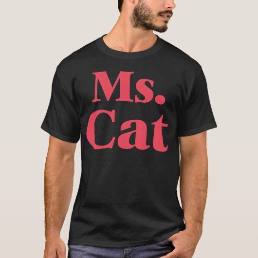 Cat Lover Ms Cat boy T-Shirt (Vorderseite)