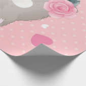 Cat Lover | Niedlich Kleine Kätzchen Geschenkpapier (Ecke)