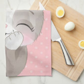 Cat Lover | Niedlich Kleine Kätzchen Geschirrtuch (Viertel Falte)