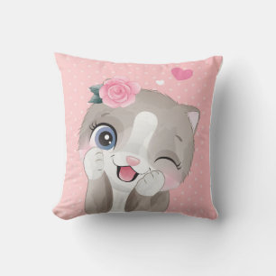 Cat Lover   Niedlich Kleine Kätzchen Kissen