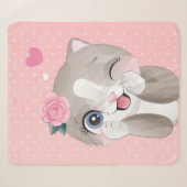 Cat Lover | Niedlich Kleine Kätzchen Sherpadecke (Vorderseite (Horizontal))
