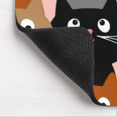 CAT LOVER NIEDLICHE KATZEN MOUSEPAD (Ecke)