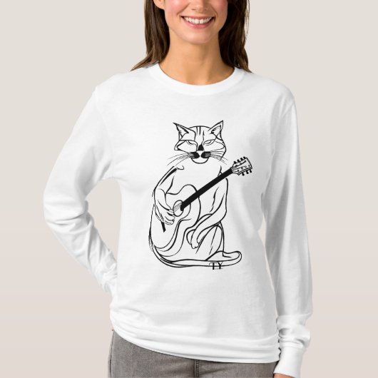 Cat lover Noir T-Shirt (Vorderseite)