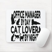 Cat Lover Office Manager Mousepad (Mit Mouse)