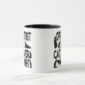 Cat Lover Optometrist Tasse (Zentrum)