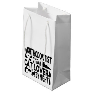 Cat Lover Orthodontist Kleine Geschenktüte