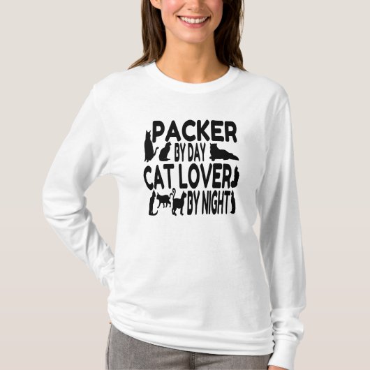 Cat Lover Packer T-Shirt (Vorderseite)