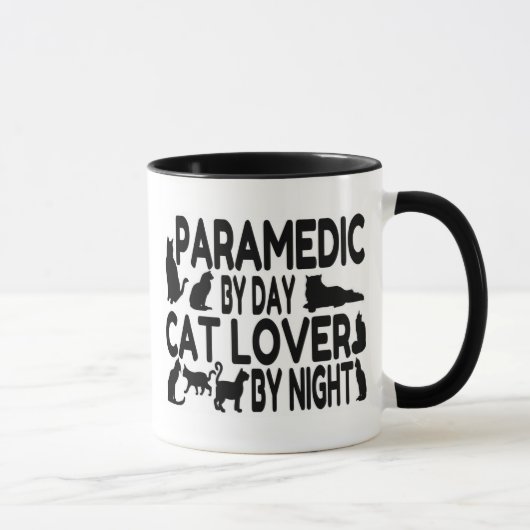Cat Lover Paramedic Tasse (Rechts)