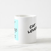 CAT LOVER Personalisierte Kaffee-Tasse Kaffeetasse (Mittel)