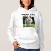 Cat Lover Personalized Pet Photo And Text White Hoodie (Vorderseite)