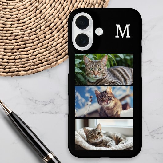 Cat Lover Pet Foto Gallery Mit Monogramm Case-Mate iPhone Hülle