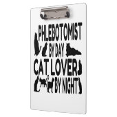 Cat Lover Phlebotomist Klemmbrett (Links)