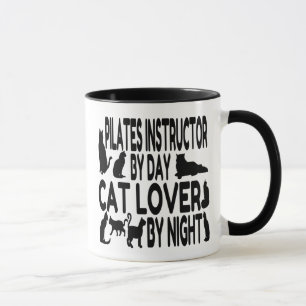 Cat Lover Pilates Instructor Tasse