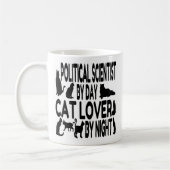 Cat Lover Politologe Kaffeetasse (Links)