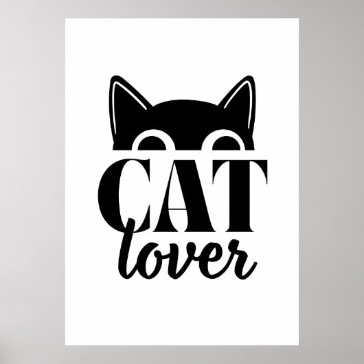 Cat Lover Poster (Vorne)