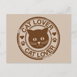 Cat Lover Postkarte