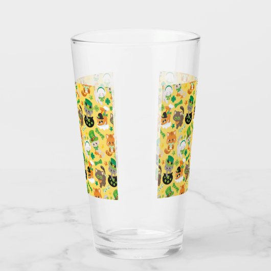 Cat Lover Print, irisch, Irland, St Patrick's Day Glas (Links)