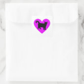 Cat Lover Quadratischer Aufkleber (Tasche)
