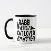 Cat Lover Rabbi Tasse (Links)