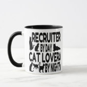 Cat Lover Recruiter Tasse (Links)