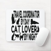Cat Lover Reisekoordinator Mousepad (Mit Mouse)