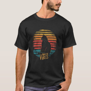 Cat Lover Retro Funny 50er 60er 70er 80er Vintag J T-Shirt