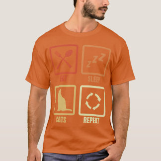 Cat Lover Routine-Freund T-Shirt