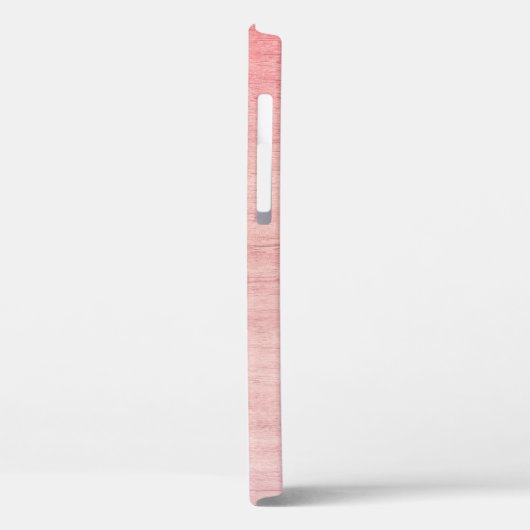 Cat Lover Rustikal rosa Holztextur Hübsch Case-Mate iPhone Hülle (Rückseite / Links)