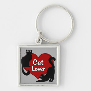 Cat Lover Schlüsselanhänger Cat Lover gibt Pet Key