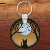 Cat Lover Schlüsselanhänger Fat Cat Key Ketten ind (Vorderseite)