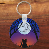 Cat Lover Schlüsselanhänger Fat Cat Key Ketten ind (Vorderseite)