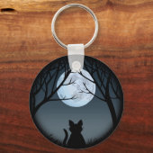 Cat Lover Schlüsselanhänger Fat Cat Key Ketten ind (Vorderseite)