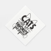 Cat Lover Serviette (Ecke)