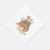 Cat Lover Serviette (Ecke)