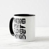 Cat Lover Software Engineer Tasse (Vorderseite Links)