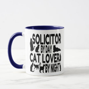 Cat Lover Solicitor Tasse