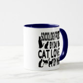 Cat Lover Soziologie Professor Tasse (VorderseiteRechts)