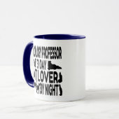 Cat Lover Soziologie Professor Tasse (Vorderseite Links)